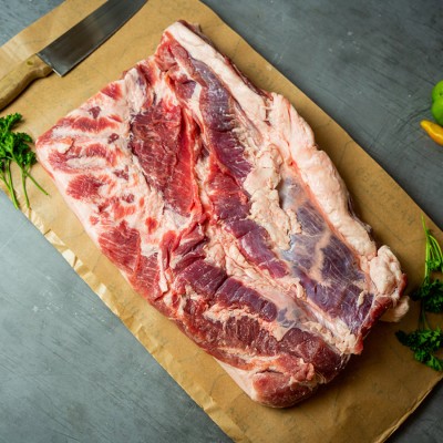 Свинина ребрышки мясные 900 г - купить в Новоклейке