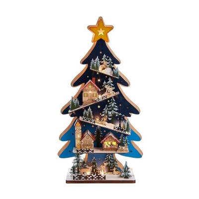 Деревянная ёлка 60 см - купить в Новоклейке